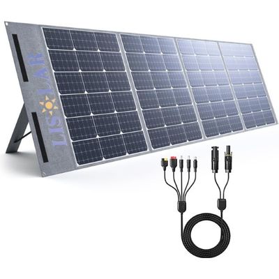 200W Przenośny ładowarka energii słonecznej wodoodporny składany ładowarka baterii słonecznej